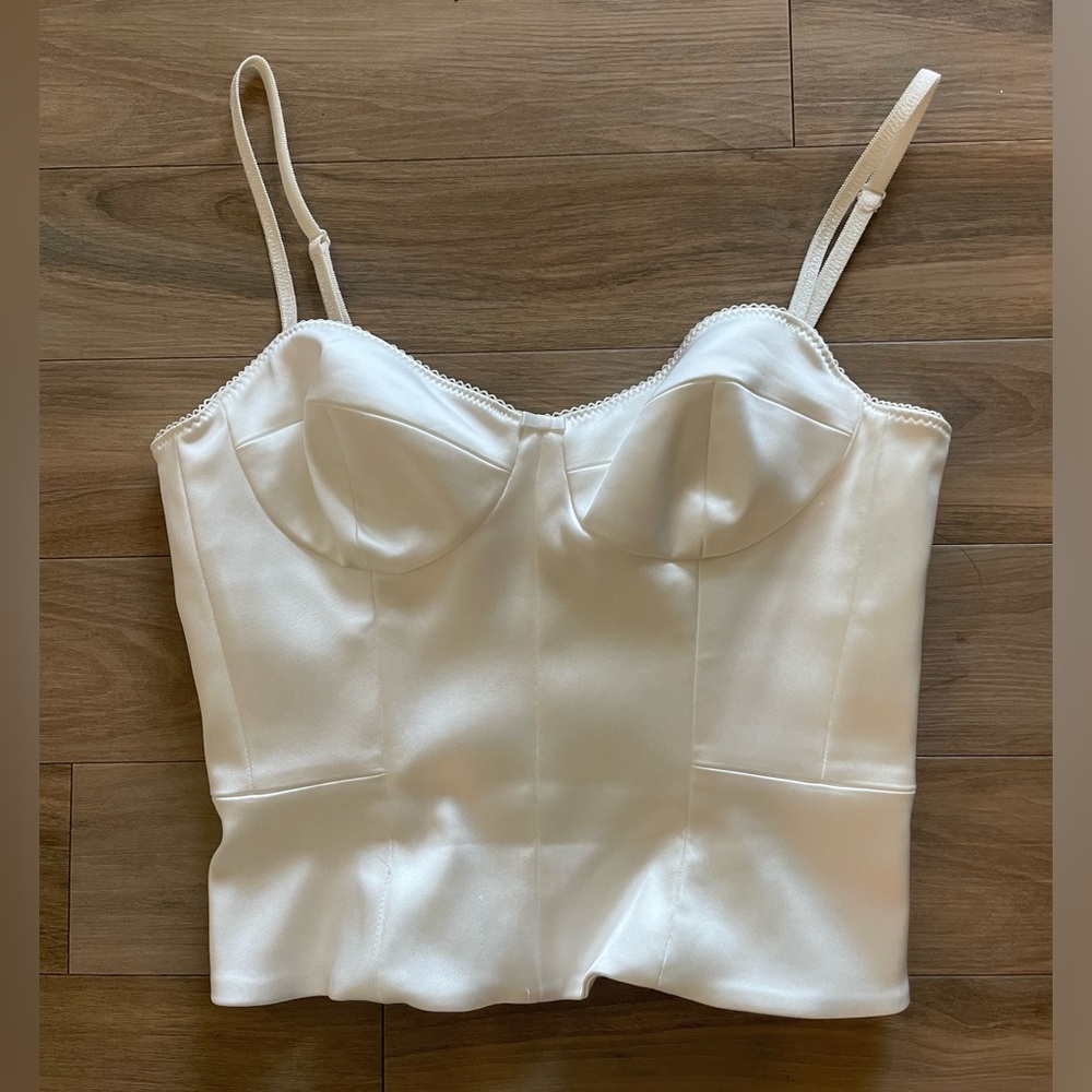 Aritzia Wilfred Satin Bustier